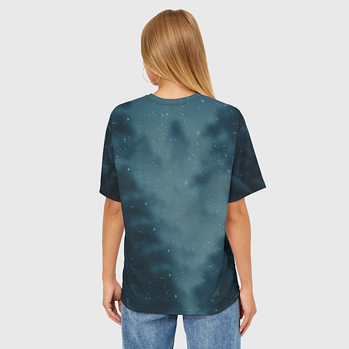 Женская футболка оверсайз Stalker 2 / 3D-принт – фото 4