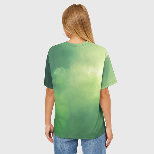 Женская футболка оверсайз Stalker 2 сердце Чернобыля / 3D-принт – фото 4