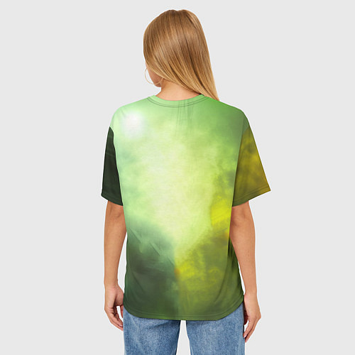 Женская футболка оверсайз Stalker 2 ядовитый дым / 3D-принт – фото 4