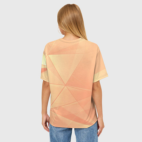 Женская футболка оверсайз Малыш Грогу / 3D-принт – фото 4