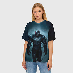 Футболка оверсайз женская Venom in fog, цвет: 3D-принт — фото 2