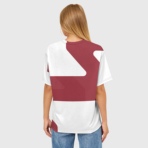 Женская футболка оверсайз Лайтер - ZZZ / 3D-принт – фото 4