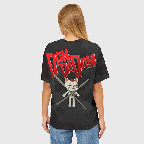 Женская футболка оверсайз Momo Ayase / 3D-принт – фото 4