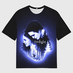 Футболка оверсайз женская Twilight Bella and Edward, цвет: 3D-принт