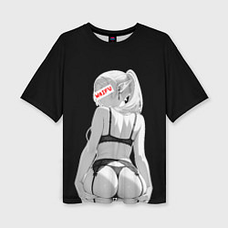 Футболка оверсайз женская Frieren sexy - Sousou no frieren, цвет: 3D-принт