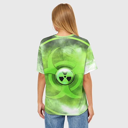 Женская футболка оверсайз Stalker II / 3D-принт – фото 4