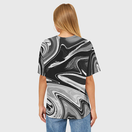 Женская футболка оверсайз We are Venom - Morty / 3D-принт – фото 4