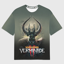 Футболка оверсайз женская Warhammer - Vermintide 2, цвет: 3D-принт