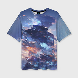 Футболка оверсайз женская Аниме - магическая битва, цвет: 3D-принт