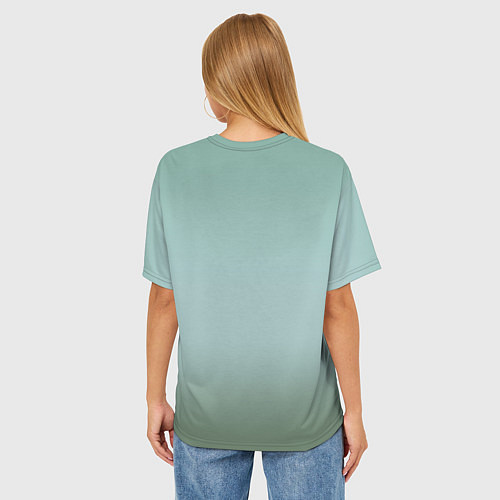 Женская футболка оверсайз Mileena & Kotal Kahn - Mortal Kombat / 3D-принт – фото 4