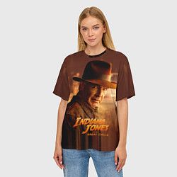 Футболка оверсайз женская Indiana Jones and the Great Circle, цвет: 3D-принт — фото 2