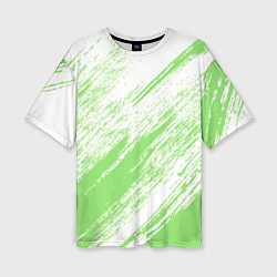 Футболка оверсайз женская Light green, цвет: 3D-принт