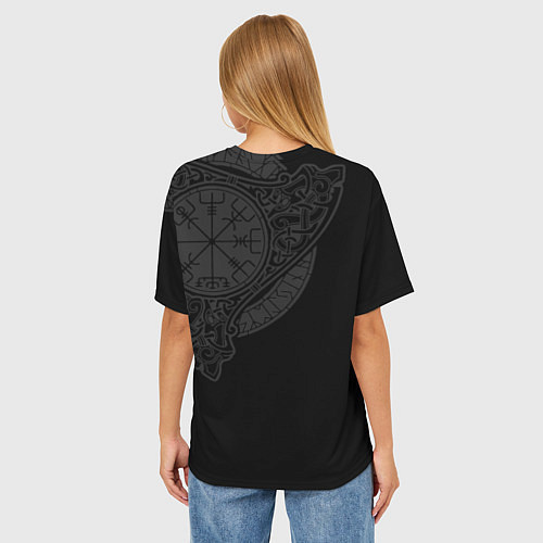 Женская футболка оверсайз Славяне братья / 3D-принт – фото 4
