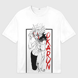 Футболка оверсайз женская DanDaDan: Okarun, цвет: 3D-принт