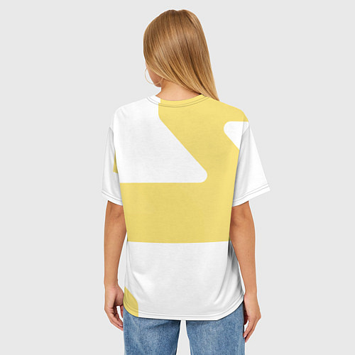 Женская футболка оверсайз Асаба Харумаса - ZZZ / 3D-принт – фото 4