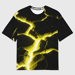 Футболка оверсайз женская The rift, цвет: 3D-принт