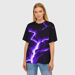 Футболка оверсайз женская The rift, цвет: 3D-принт — фото 2