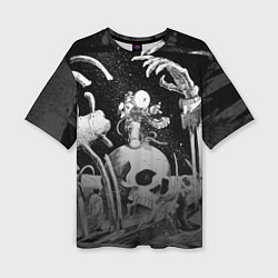 Футболка оверсайз женская Космическая фантастика, цвет: 3D-принт