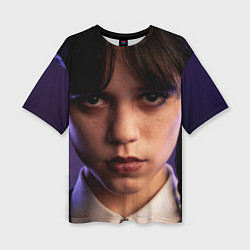 Футболка оверсайз женская Wednesday - Ortega, цвет: 3D-принт