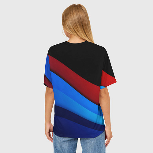 Женская футболка оверсайз Multicoloured / 3D-принт – фото 4