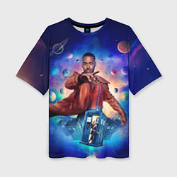 Футболка оверсайз женская Доктор Кто Шути Гатва, цвет: 3D-принт