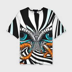 Футболка оверсайз женская Глаз и щупальца, цвет: 3D-принт