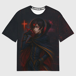 Футболка оверсайз женская Лелуш Ламперуж Британский, цвет: 3D-принт