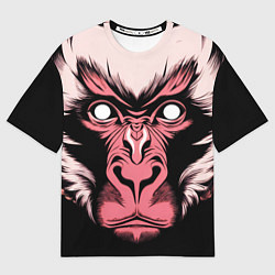 Футболка оверсайз женская Monkey wisdom, цвет: 3D-принт