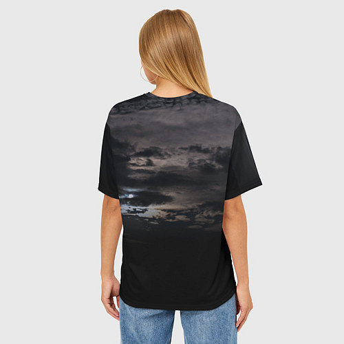 Женская футболка оверсайз Supernatural - true hunters / 3D-принт – фото 4