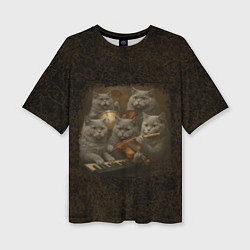 Футболка оверсайз женская Когда Наташа музыкант, цвет: 3D-принт