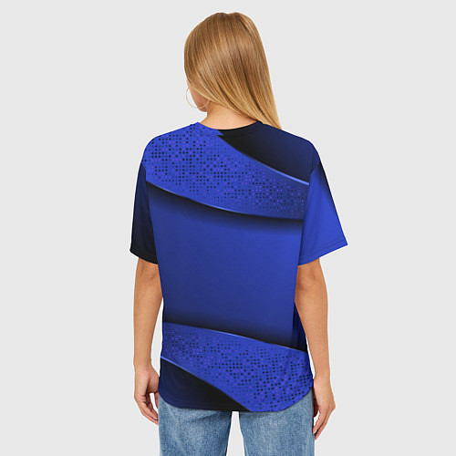 Женская футболка оверсайз Билли Айлиш в образе фараона / 3D-принт – фото 4