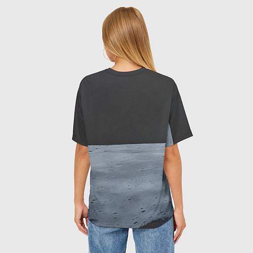 Женская футболка оверсайз Акула мем, тралалеро тралала / 3D-принт – фото 4