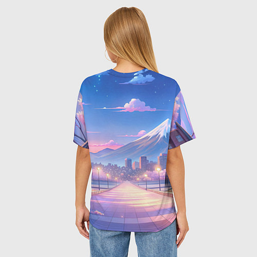 Женская футболка оверсайз Ниндзя Билли Айлиш / 3D-принт – фото 4