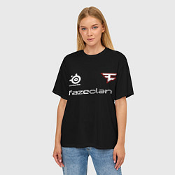 Футболка оверсайз женская FaZe Clan - Karrigan 22, цвет: 3D-принт — фото 2