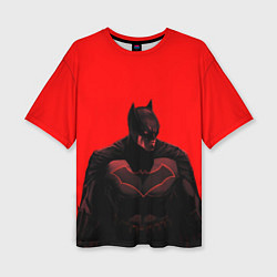 Футболка оверсайз женская Пугающий Бэтмен, цвет: 3D-принт