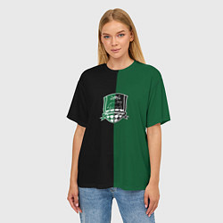 Футболка оверсайз женская Кривцов - ФК Краснодар, цвет: 3D-принт — фото 2