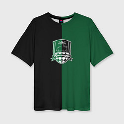 Футболка оверсайз женская Агкацев - ФК Краснодар, цвет: 3D-принт