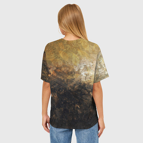 Женская футболка оверсайз Воин Гатц в броне / 3D-принт – фото 4