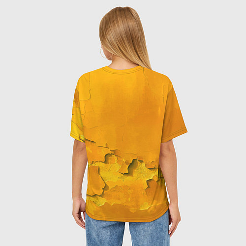 Женская футболка оверсайз Cool Bender - graffiti / 3D-принт – фото 4