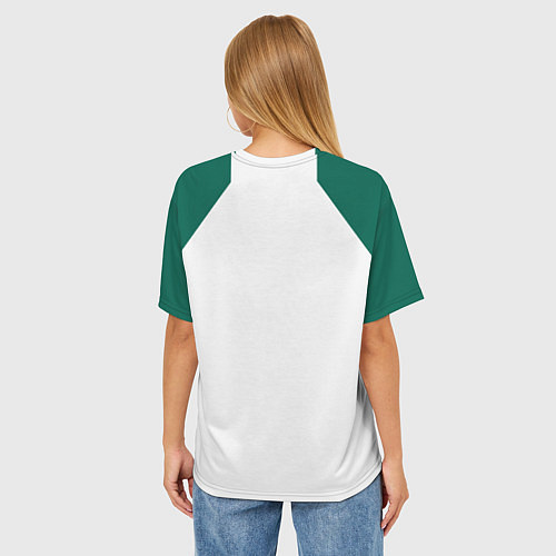 Женская футболка оверсайз Как в Игре в кальмара у игрока 067 / 3D-принт – фото 4