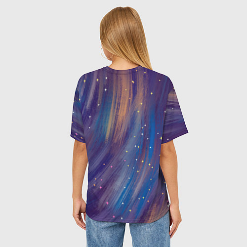 Женская футболка оверсайз Lana Del Rey с цветами в волосах / 3D-принт – фото 4