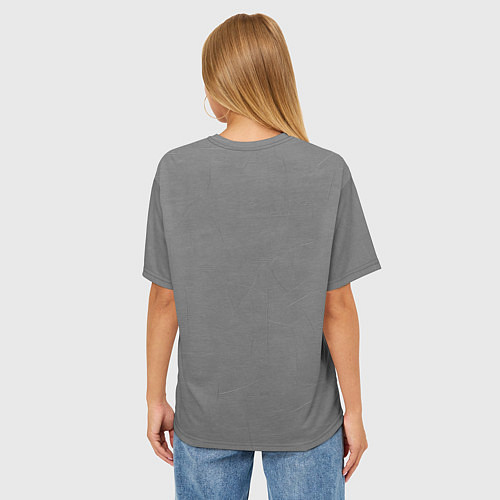 Женская футболка оверсайз Гвардия ВДВ стиль медали / 3D-принт – фото 4