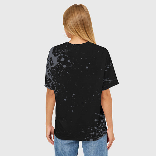 Женская футболка оверсайз Хвала солнцу - дарк соулс / 3D-принт – фото 4