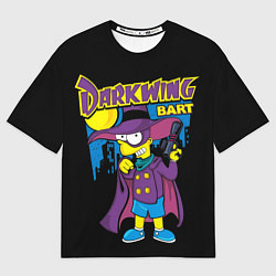 Футболка оверсайз женская Darkwing Bart, цвет: 3D-принт