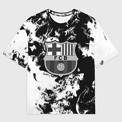 Футболка оверсайз женская Juventus белый дым, цвет: 3D-принт