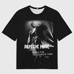 Футболка оверсайз женская Depeche Mode - Music for the Masses tour, цвет: 3D-принт