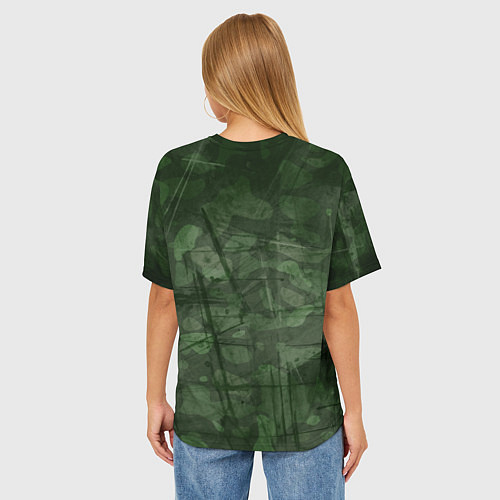 Женская футболка оверсайз Эмблема CS2 / 3D-принт – фото 4