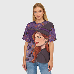 Футболка оверсайз женская Wich, цвет: 3D-принт — фото 2
