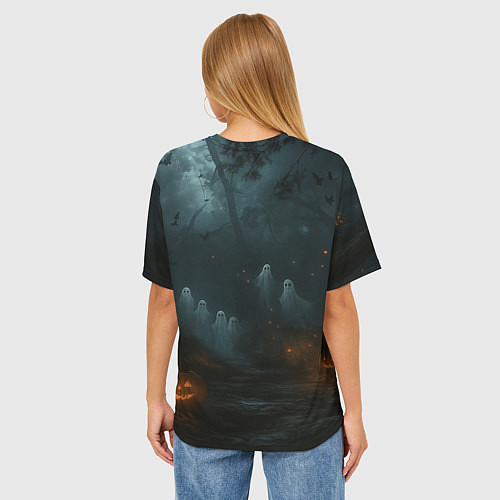 Женская футболка оверсайз Вампир Сон Джин-Ву - Поднятие уровня в одиночку ан / 3D-принт – фото 4