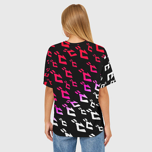 Женская футболка оверсайз Бавария Мюнхен jojo anime / 3D-принт – фото 4